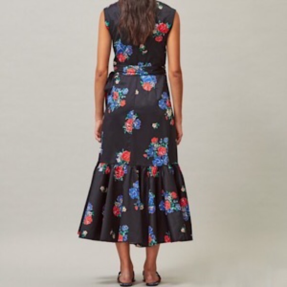 “NEW” Tory Burch Floral Printed Wrap Dress - Picture 3 of 8
